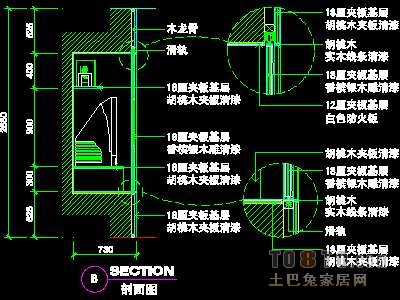 三居室实套、现代简约场景详图B-3套