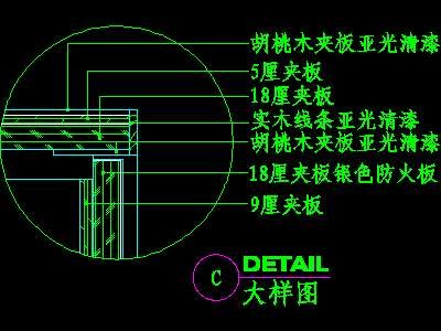 视听柜CAD祥图素材39--CAD空间素材