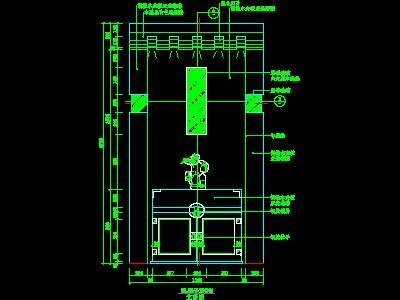 cad玄关祥图素材4--CAD空间素材