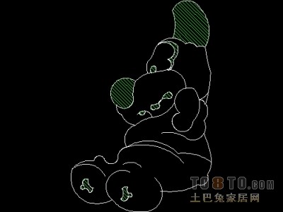 饰物陈设图纸素材002-玩具图块36套