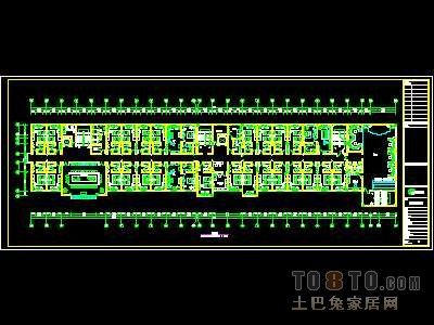 五星级宾馆装修施工图纸、详图1套