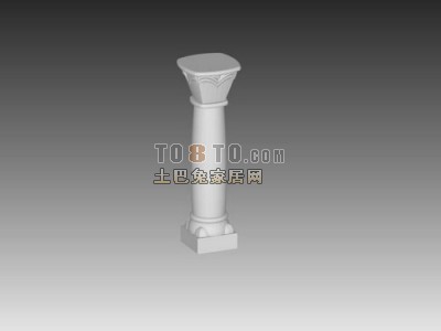 欧式构件008（85套）3d模型下载