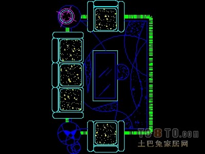 家具图块-沙发平面图块64个