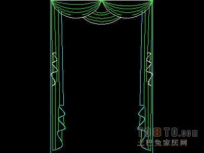 窗图块003-窗帘54个