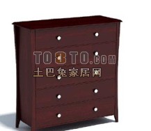 鞋柜3d模型下载