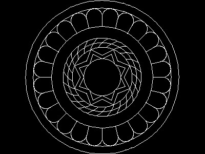 地面拼花cad图块素材42--CAD图块素材