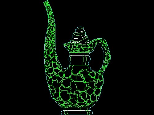 工艺品cad图纸素材53--CAD图块素材