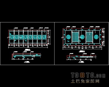 顶棚装饰设计详细图纸下载28个
