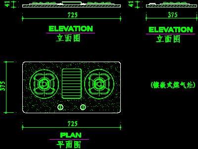 cad厨房水槽、厨具、器皿图块素材6--CAD空间...