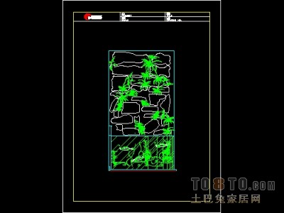 饰物陈设图纸素材008-鱼缸6套
