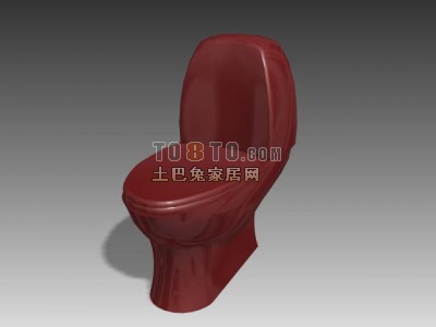 马桶3d模型下载