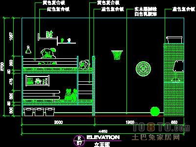 二居室实套、现代简约场景详图B-3套