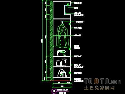 美容美发-接待台、工作台装修施工图纸、详图18套
