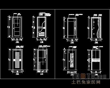 装饰门设计施工详图41个免费下载