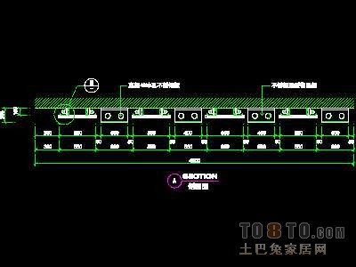 美容美发-接待台、工作台装修施工图纸、详图18套