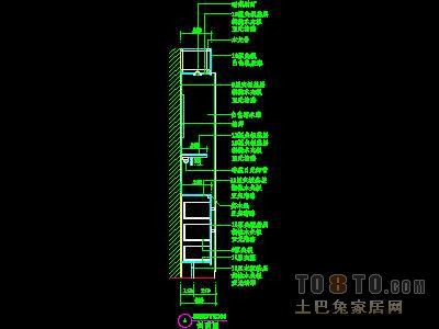 餐厅装饰柜详图14个