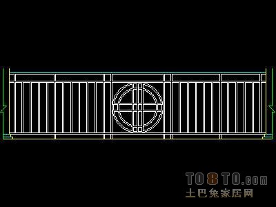 西式栏杆、现代式栏杆、铁艺栏杆图块60个