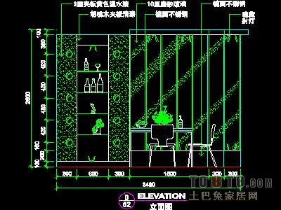 二居室实套、现代简约场景详图B-3套