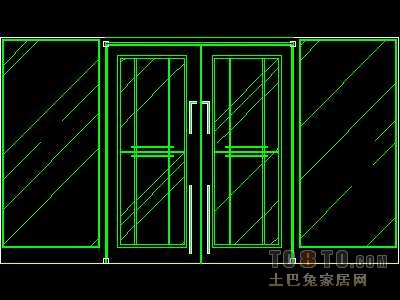 门图块004-铁艺门38个