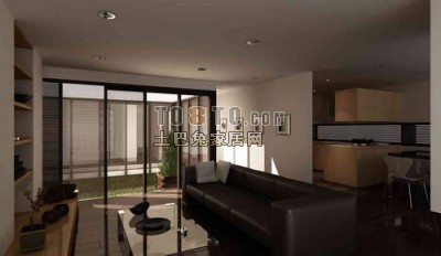 最新客厅3d模型下载