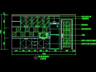 厨房实例CAD祥图61--CAD空间素材