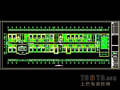 五星级宾馆装修施工图纸、详图1套