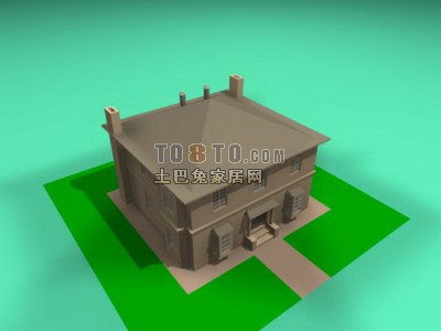 欧式建筑3套3d模型下载