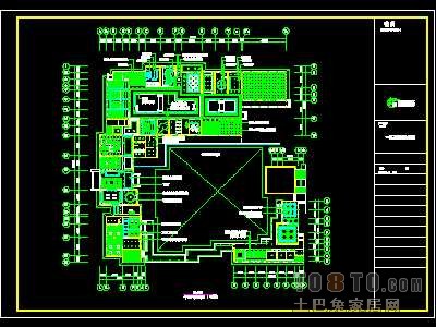 洗浴中心装修施工图纸、详图1套