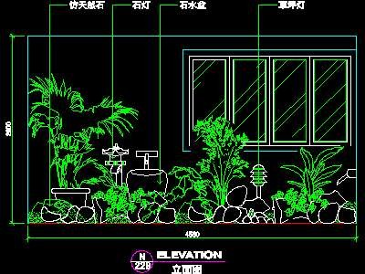 复式实例、实用本色场景cad详图素材2008090...