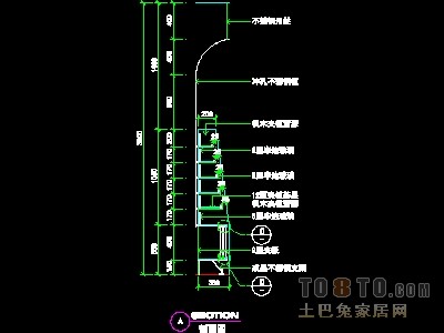 眼镜店、音像店、体育用品店实套装修施工图纸、详图1...