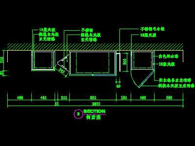 洗脸台cad图块素材6--CAD空间素材
