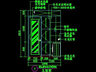 卫生间实例cad详图素材8--CAD空间素材