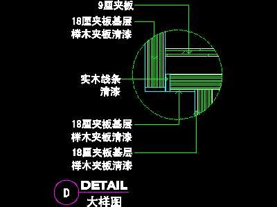 办公室接待台、办公类实例cad详图素材99--CA...