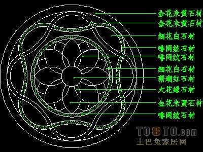 地面图块001-花街铺地、石材拼花、中式铺地72个