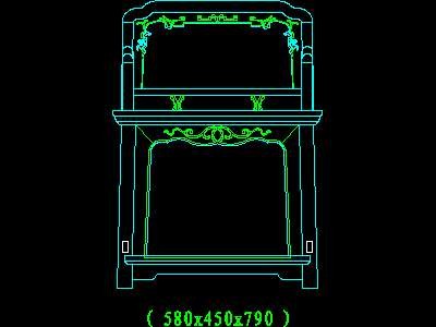 中式家具图块-cad家具图块8--CAD图块素材