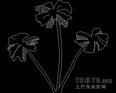 植物，树木图块素材10-10个