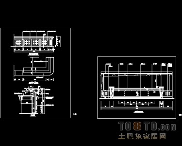 服务台，吧台施工图节点下载19个