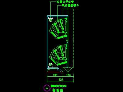 鞋柜、衣帽柜cad详图素材12--CAD空间素材