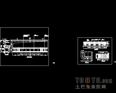 服务台，吧台施工图节点下载19个