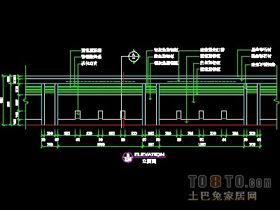 营业厅实套装修施工图纸、详图9套