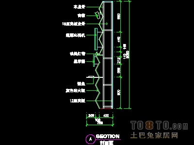电器店、通讯店实套、道具实套装修施工图纸、详图9套