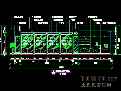 眼镜店、音像店、体育用品店实套装修施工图纸、详图1...