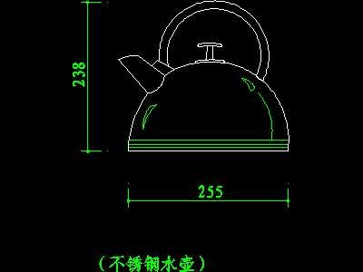 厨房水槽、厨具、器皿CAD图块16--CAD空间素...