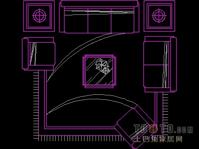 家具图块-沙发平面图块64个