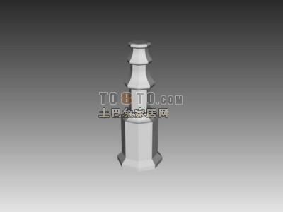 欧式构件005（84套）3d模型下载