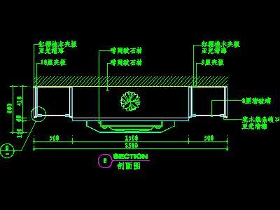 客厅装饰柜CAD详图素材70--CAD空间素材