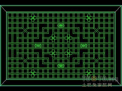 窗图块001-中式窗50个