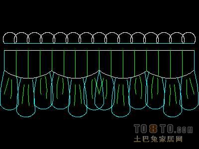窗图块003-窗帘54个