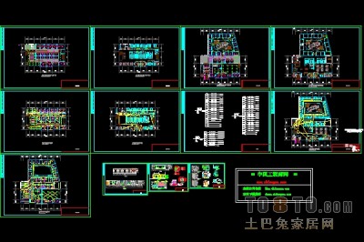 咖啡厅装修施工详图/建筑图纸/公建装修图下载