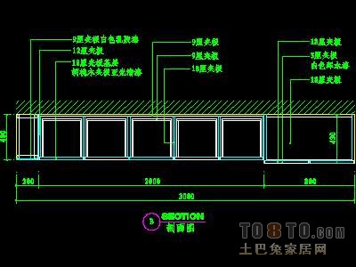餐厅装饰柜详图14个